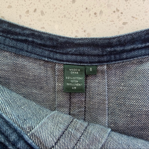 Lauren by Ralph Lauren jean skirt - 8 - Picture 2 of 3